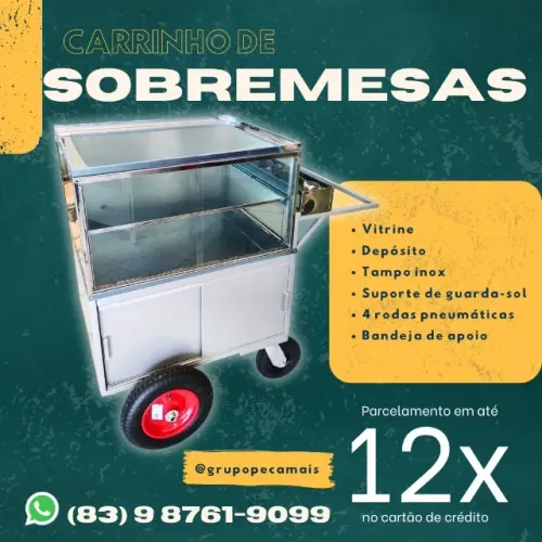 Carrinho de Bolo e Sobremesas