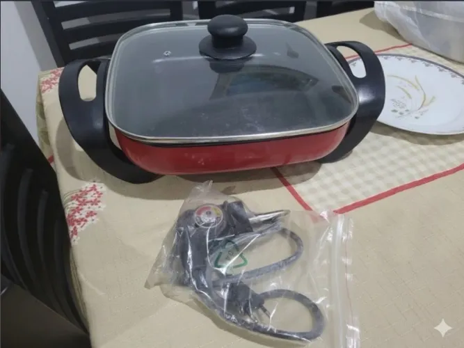 Grill Quadrado elétrico