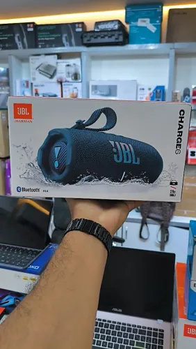 CAIXA JBL CHARGE 6 LACRADA COM NOTA E GARANTIA PELO FABRICANTE.