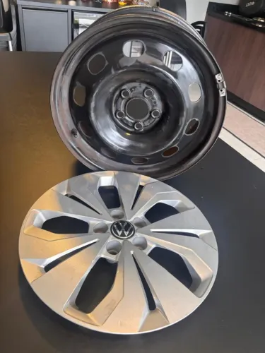 Roda e Calota Aro 16 | Tcross Sense 2025 | Vw