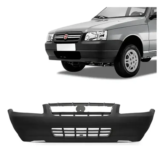 Parachoque Dianteiro Uno 2004 A 2008 Novo Original G Cinza-claro