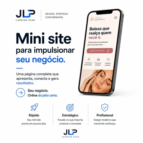 Criação de Mini Site Profissional em até 2 Dias