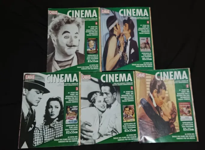 Coleção 5 Pôsteres Revista Caras Cinema