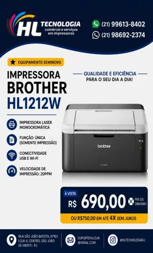 IMPRESSORA BROTHER HL1212W