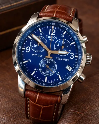 TISSOT PRC 200 - CRONÓGRAFO SUÍÇO | MOSTRADOR AZUL