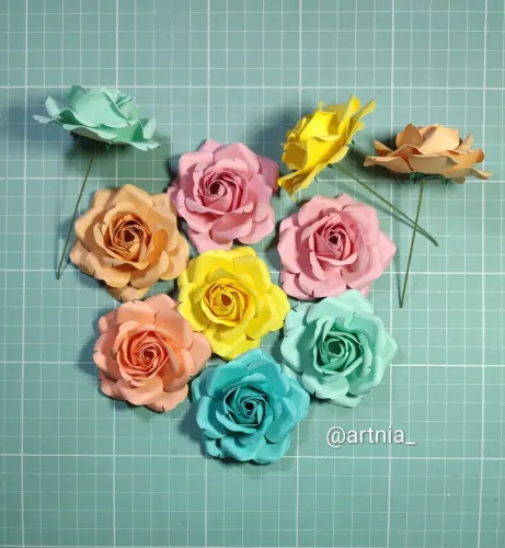 Flores de papel