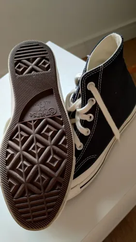 Tênis Converse Chuck 70 Hi Vintage Preto e Branco