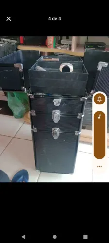 Maleta de maquiagem de 3 andares