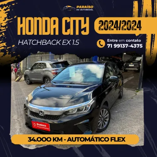 Honda City Hatchback LX 1.5 Flex 16V Aut. 2024