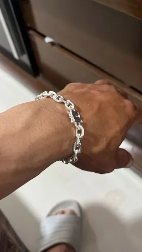 Pulseira de prata 925 maciça
