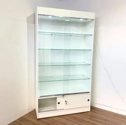 Vitrine Expositora Com Portas De Vidro 