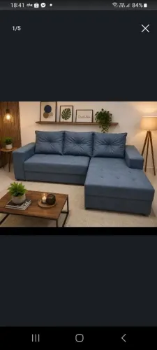 Sofá de canto 1,90m madrizinho, cores desejadas, contato (98 )9 *