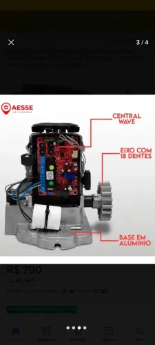 Motor de portão automático 