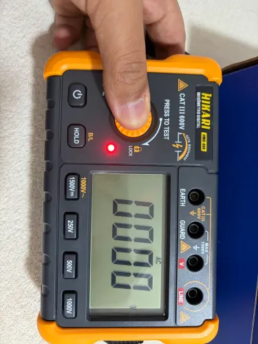 Megômetro Digital Hikari HMG-600 - Novo na Caixa (2 em 1)