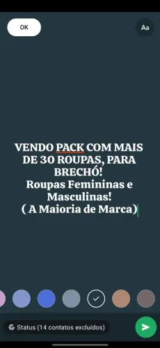 Roupas para Brechó!