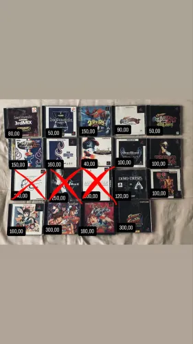 Lote Jogos PS1 Original Japonês