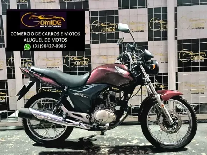 Honda CG Fan 150 partida e freio adisco- 2011