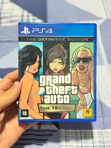 Grand Theft Auto The Trilogy mídia física PS4 (compatível com PS5)