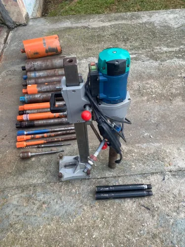Ferramentas para furo em concreto