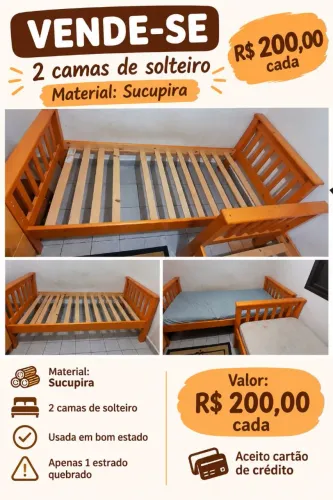 Cama de solteiro
