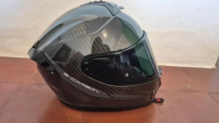 Capacete Bieffe B-Carbon C-Six Preto/Grafite tamanho 60