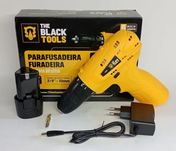 Parafusadeira 12V BlackTools nova na caixa