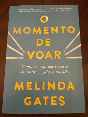 Livro O MOMENTO DE VOAR, Melinda Gates