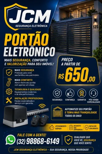 Motor eletrônico para portão 