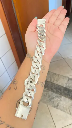 VENDO PULSEIRA PRATA MISTA