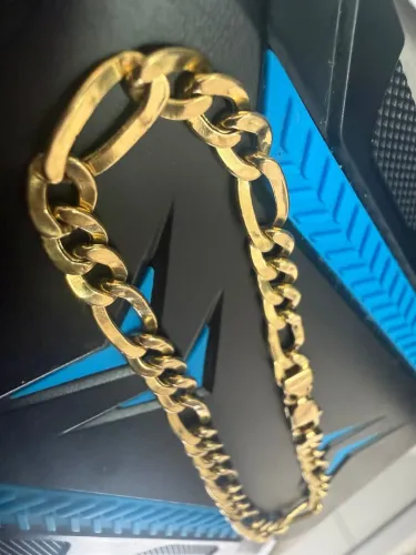 Pulseira 3por1 de ouro 18k procedência garantia eterna