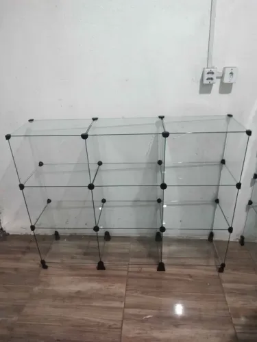 Balcão de vidro para comercio 1,20m a pronta entrega
