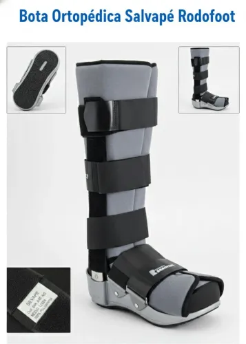 Bota Imobilizadora Robofoot Salvapé Longa M - Estado de Nova (15 dias de uso)
