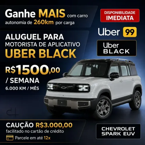 Aluguel para Uber Black