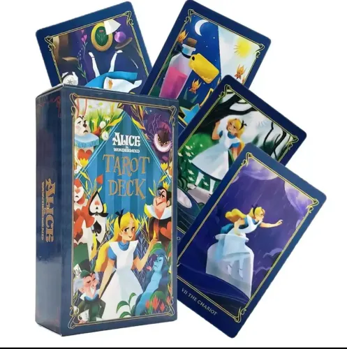 Deck Tarot Alice in Wonderland - 78 cartas em inglês