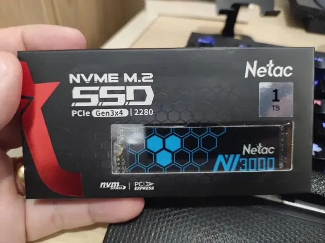 Ssd Nvme 1Tb 3.0 Netac 3500 mb/s (novo/lacrado)