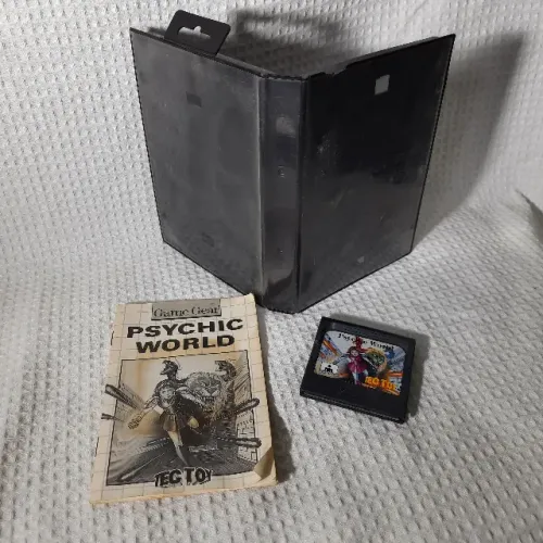 JOGO GAME GEAR PSYCHAL WORLD CIB CAIXa