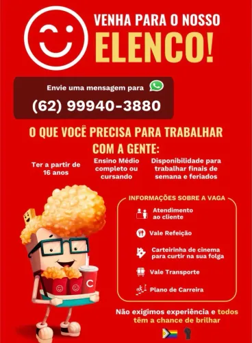 Primeiro de Emprego - Cinemark