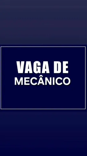 VAGA de MECÂNICO