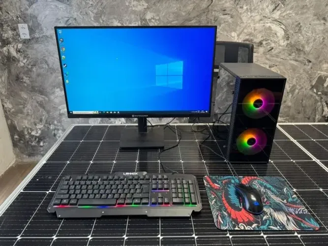 ?PC GAMER Completo ?Processador: Intel Core I7-7700 3.60GHz ?Memória: 16GB DDR4 ?SSD: 256