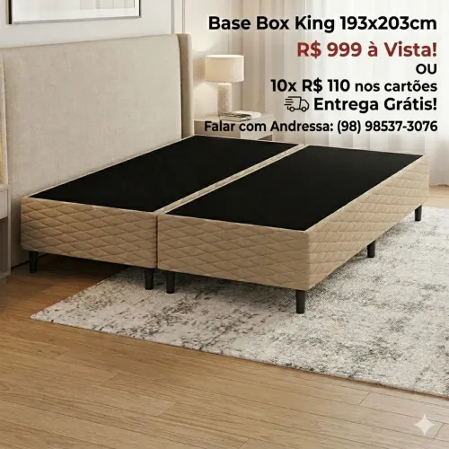 Base Box King 193x203 Entrega grátis ?