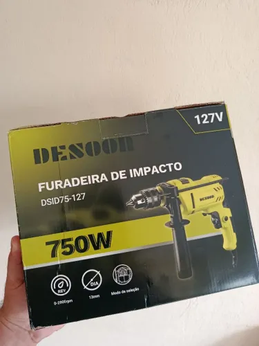Furadeira de Impacto DESOOD 750W - Forte e Prática