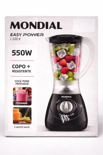 Liquidificador Mondial Easy Power 550W - Potente e Econômico