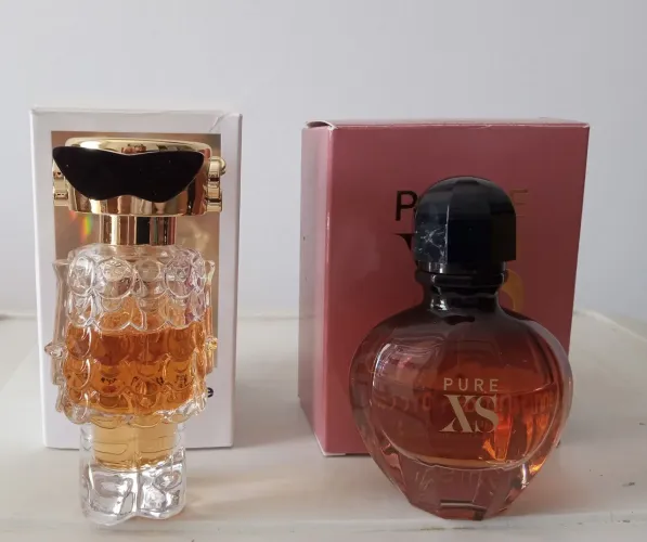 Combo de dois perfumes Paco Rabanne. Femme e Pure X.