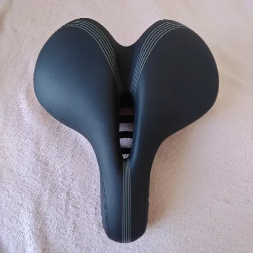 Selim Bicicleta High One Airflow Gel 2 Molas Conforto MTB Preto