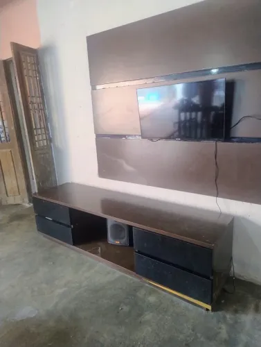 Conjunto painel e hack Para sala de estar