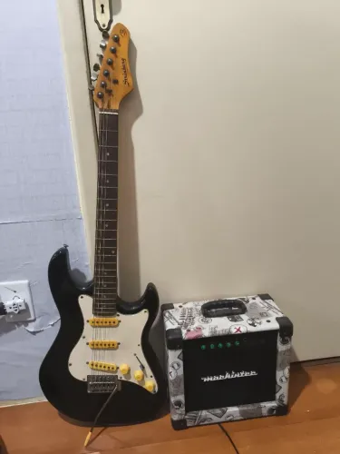 guitarra + amplificador