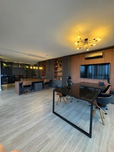 Sala Comercial Decorada 1 Vaga Aluguel Anual Brava Hilton Praia Brava Itajaí