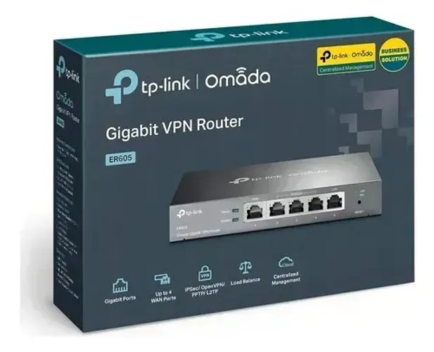 Roteador Vpn Load Balance Tp-link Omada Er605 Gigabit