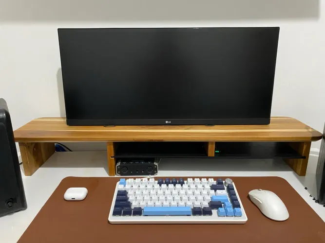 Suporte madeira p/ monitor