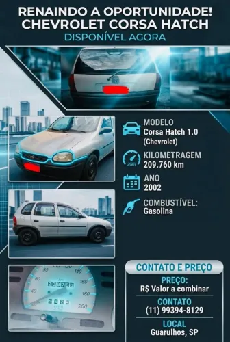 Chevrolet Corsa Sedan Super Milenium 1.0 MPFI 16V 2002